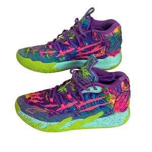 Puma Melo LaFrance MB.01 Lo Mens Basketball Shoes Purple Multi Size 7